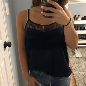 Forever 21 Navy Lace Cami